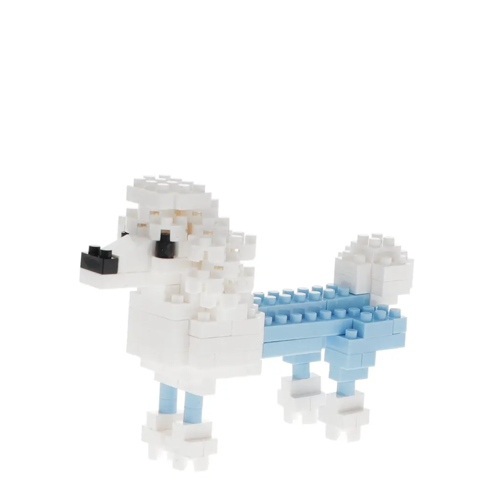 Rex London Juego de construcción con bloques Poodle WHITE