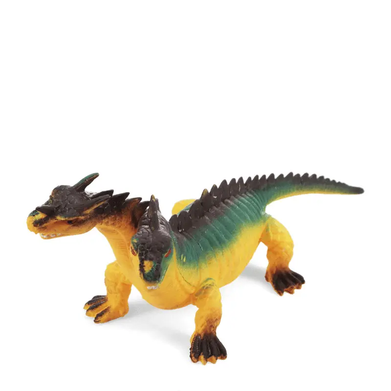Rex London Figurita Two Headed Dragon YELLOW