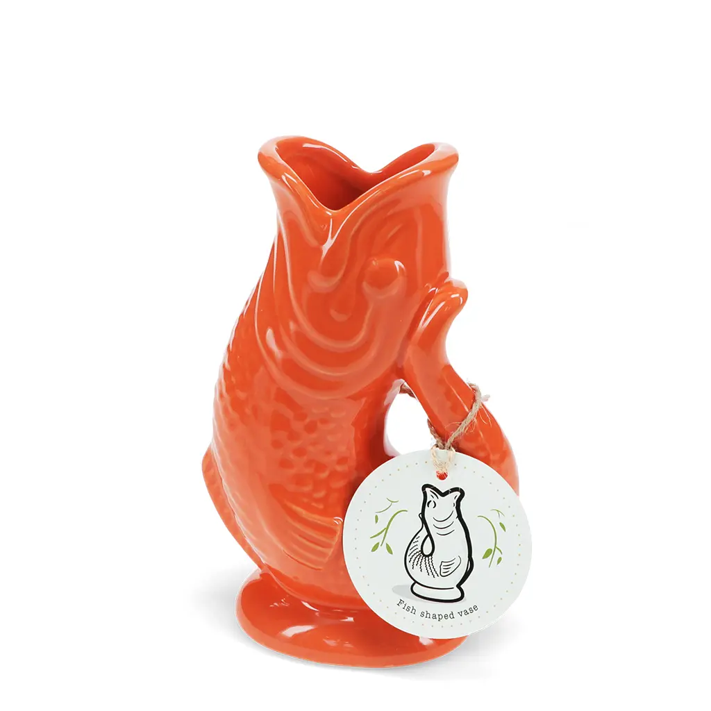Rex London Jarrón de cerámica ORANGE