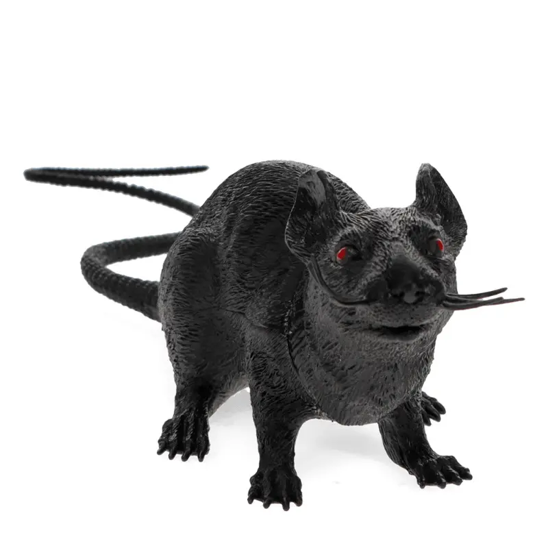 Rex London Figurita de ratón aterrador BLACK