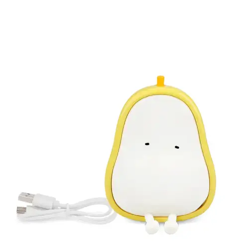 Rex London Luz nocturna recargable Kawaii Pear YELLOW