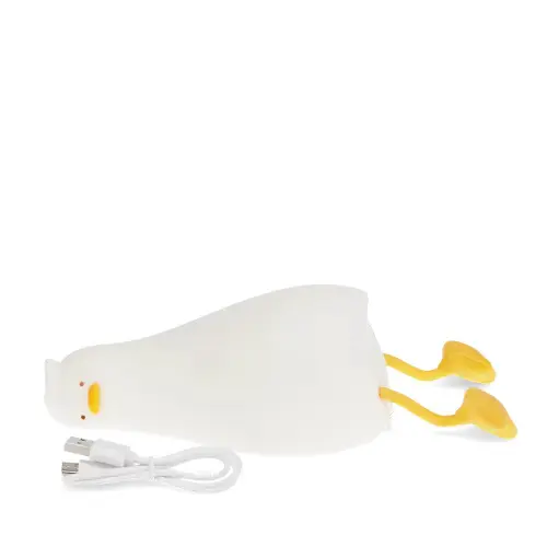Rex London Luz nocturna recargable Lazy Duck WHITE