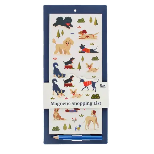 Rex London Bloc de notas magnético para niños Dog Park MULTICOLOR