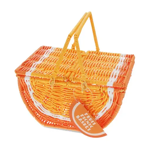 Rex London Mini cesta de frutas picnic para niños Orange ORANGE
