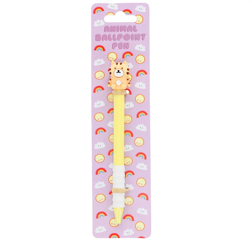Rex London Bolígrafo de animal Tiger YELLOW