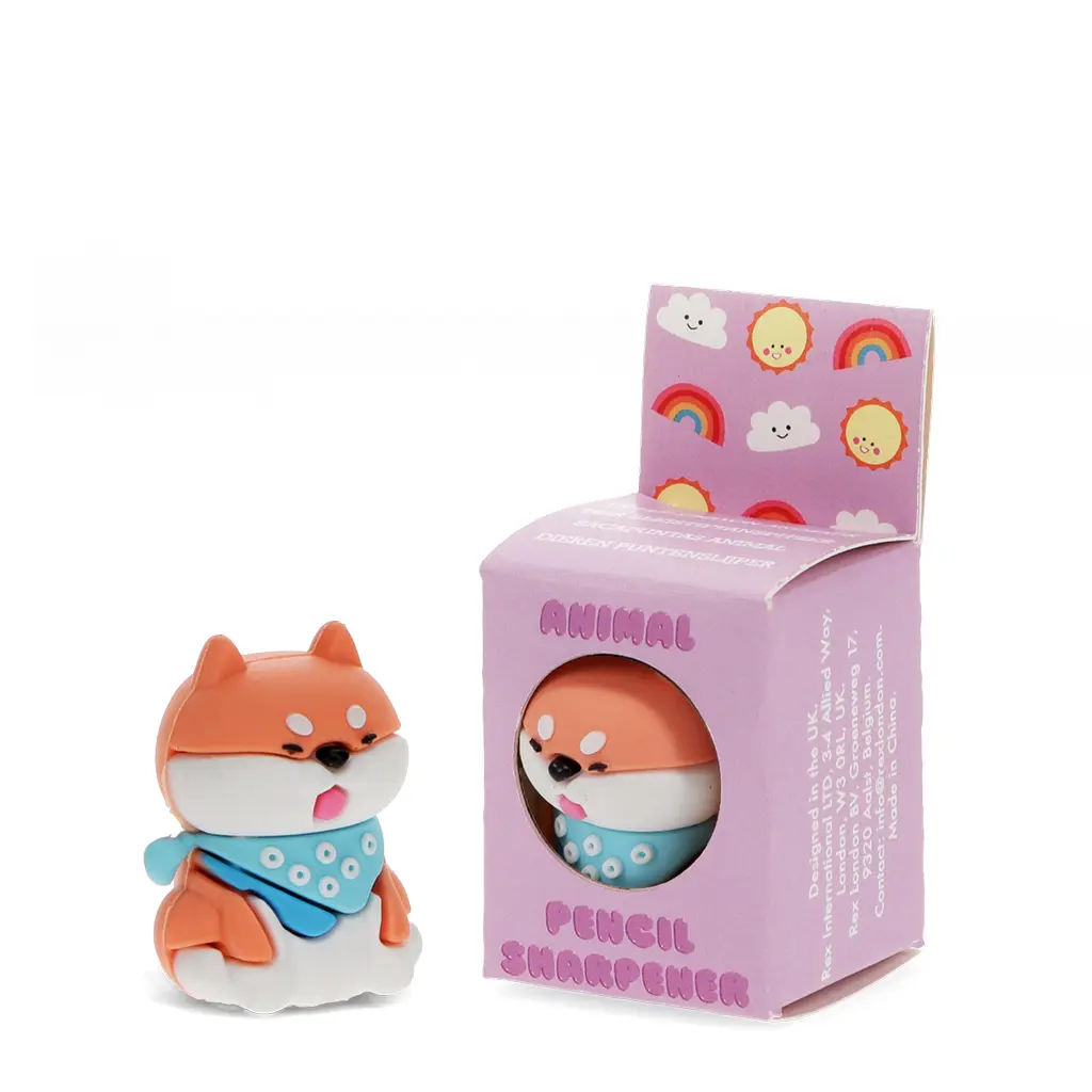 Rex London Sacapuntas de animal Dog MULTICOLOR