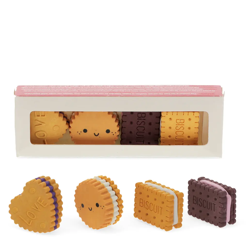 Rex London Borrador Biscuits (x4) MULTICOLOR