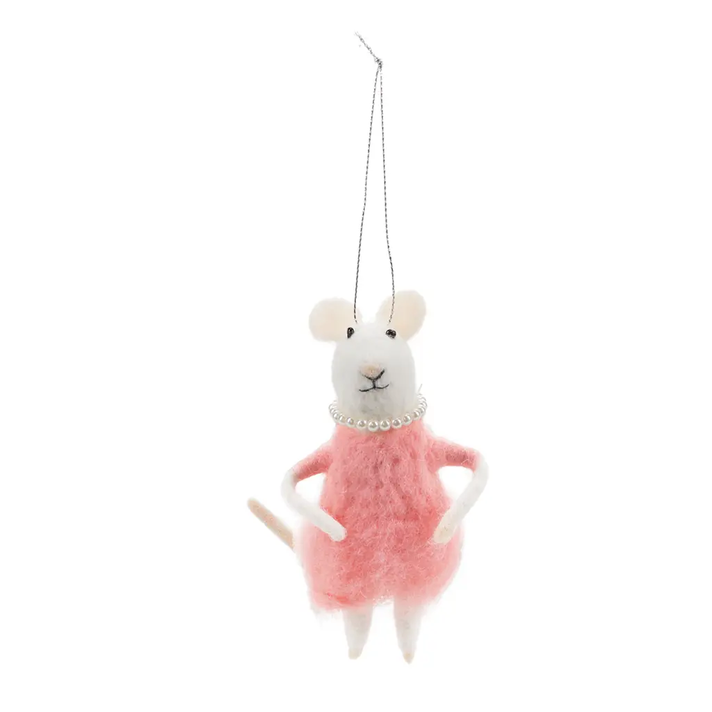 Rex London Decoración colgante Pink dress WHITE