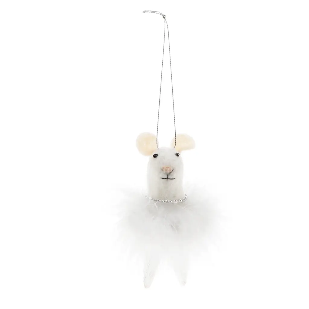 Rex London Decoración colgante White fluffy dress WHITE