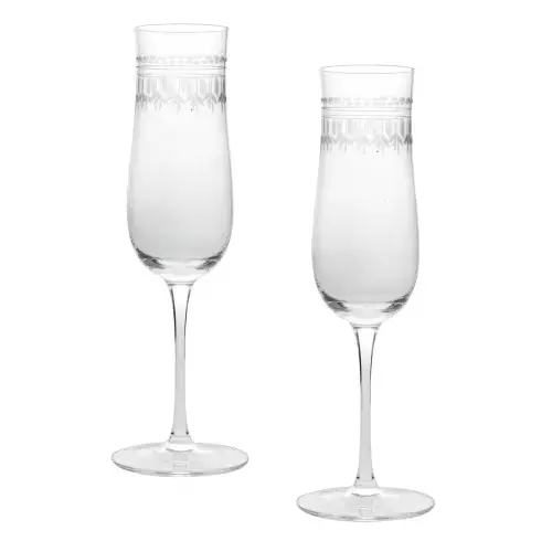 Rex London Copa de champán (x2) WHITE