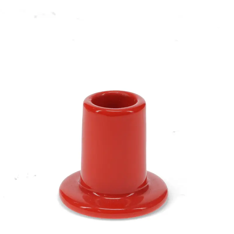 Rex London Candelabro tubular de cerámica RED