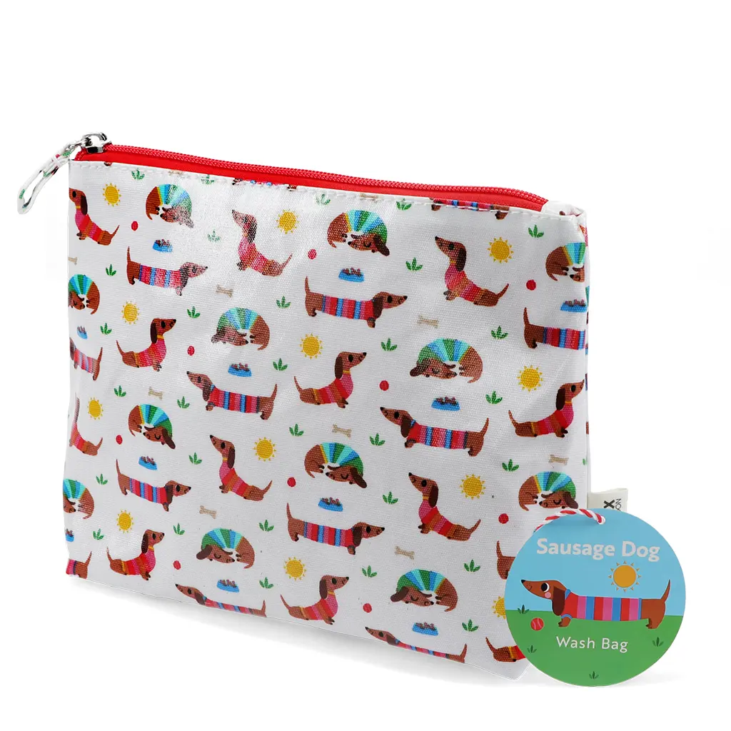 Rex London Neceser Sausage dog RED