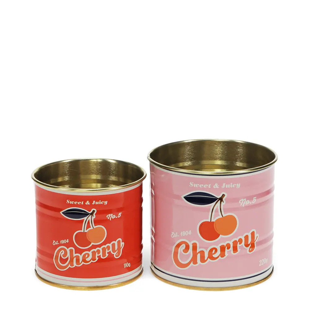 Rex London Caja de almacenamiento Cherry (x2) PINK