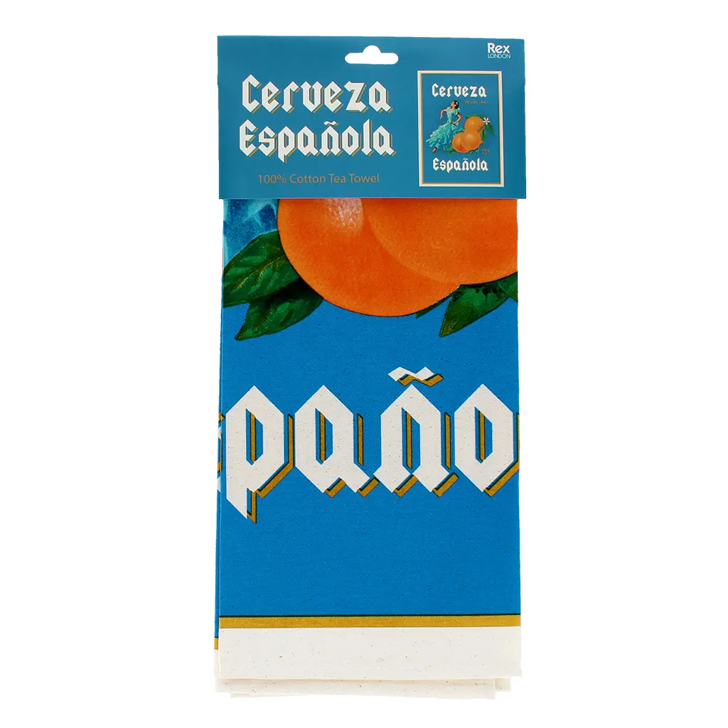 Rex London Toalla Cerveza Española BLUE