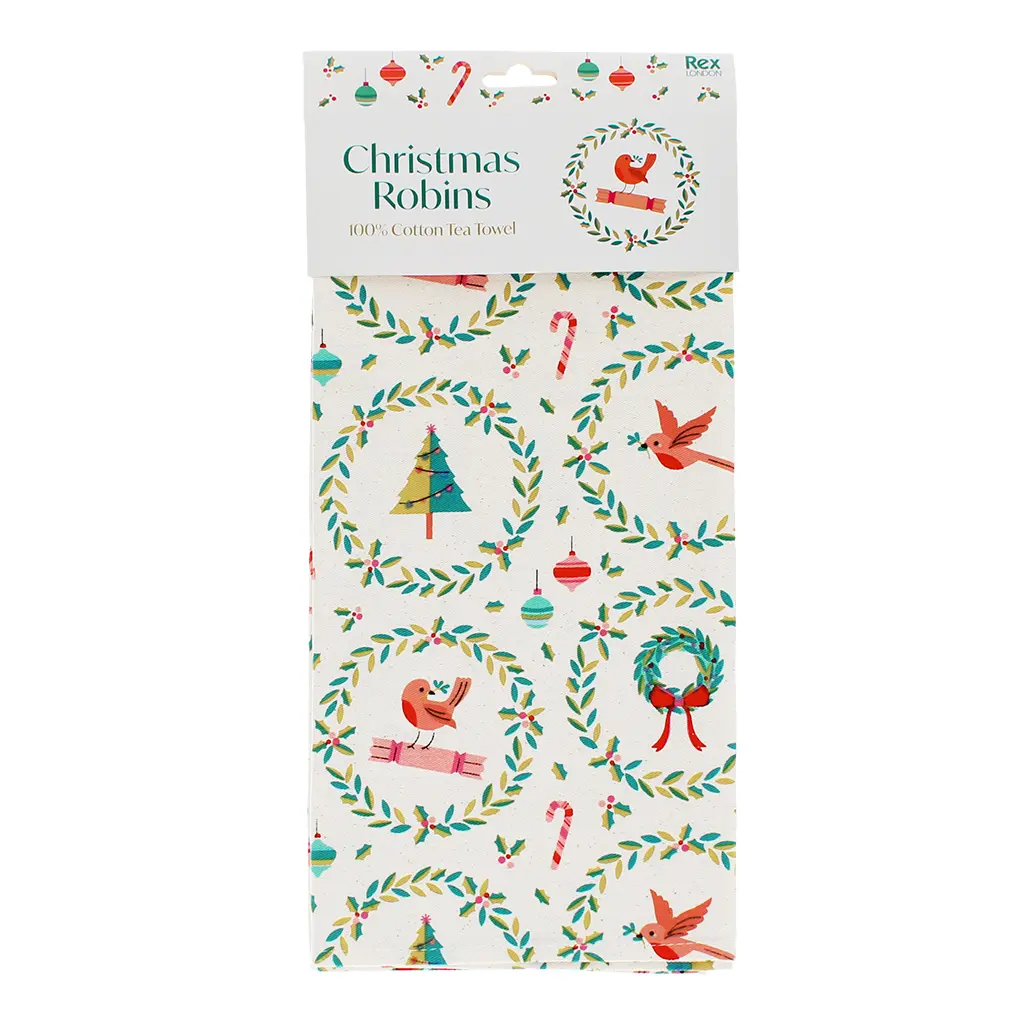 Rex London Toalla Classic Christmas GREEN