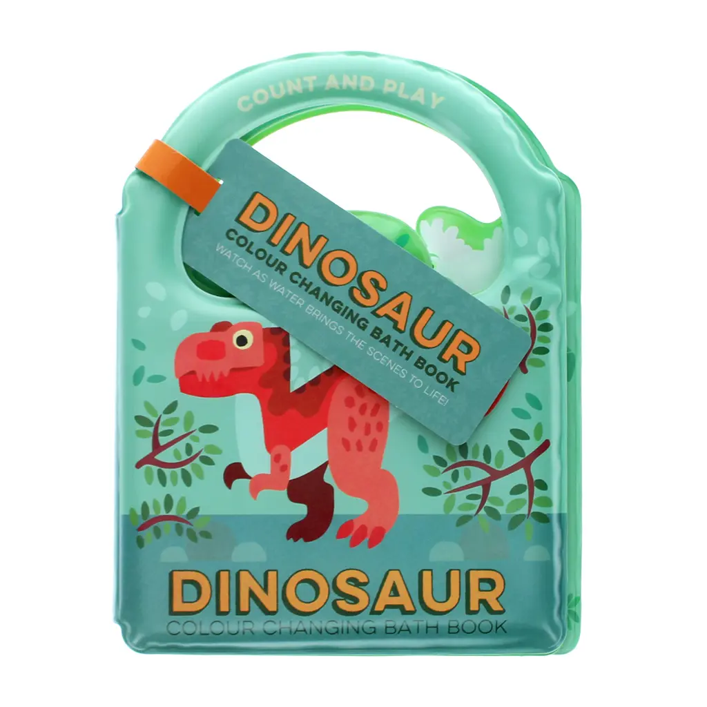 Rex London Libro de baño Baby Dinos GREEN