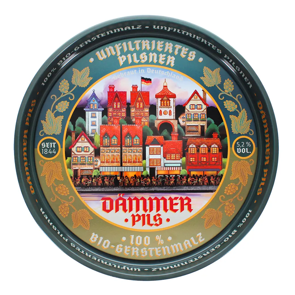 Rex London Bandeja de metal Dammer Pils GREEN