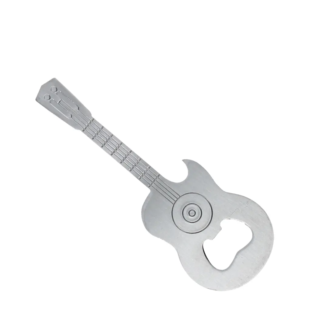 Rex London Abrebotellas magnético Guitar SILVER