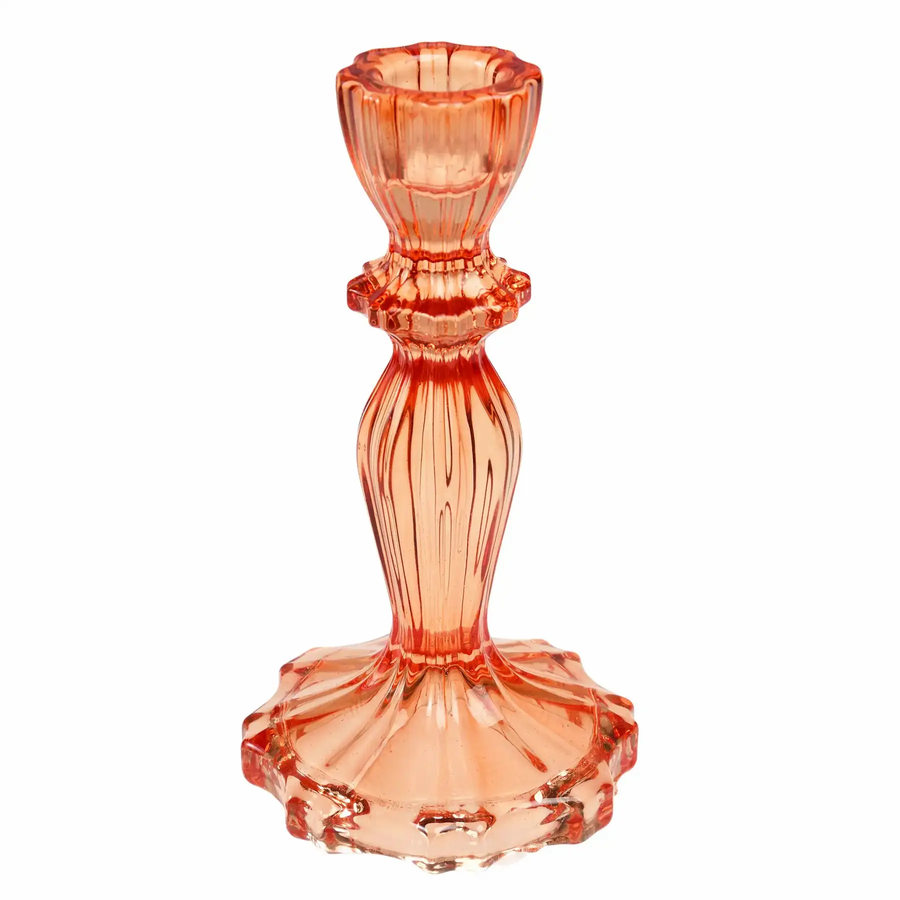 Rex London Candelabro de cristal ORANGE