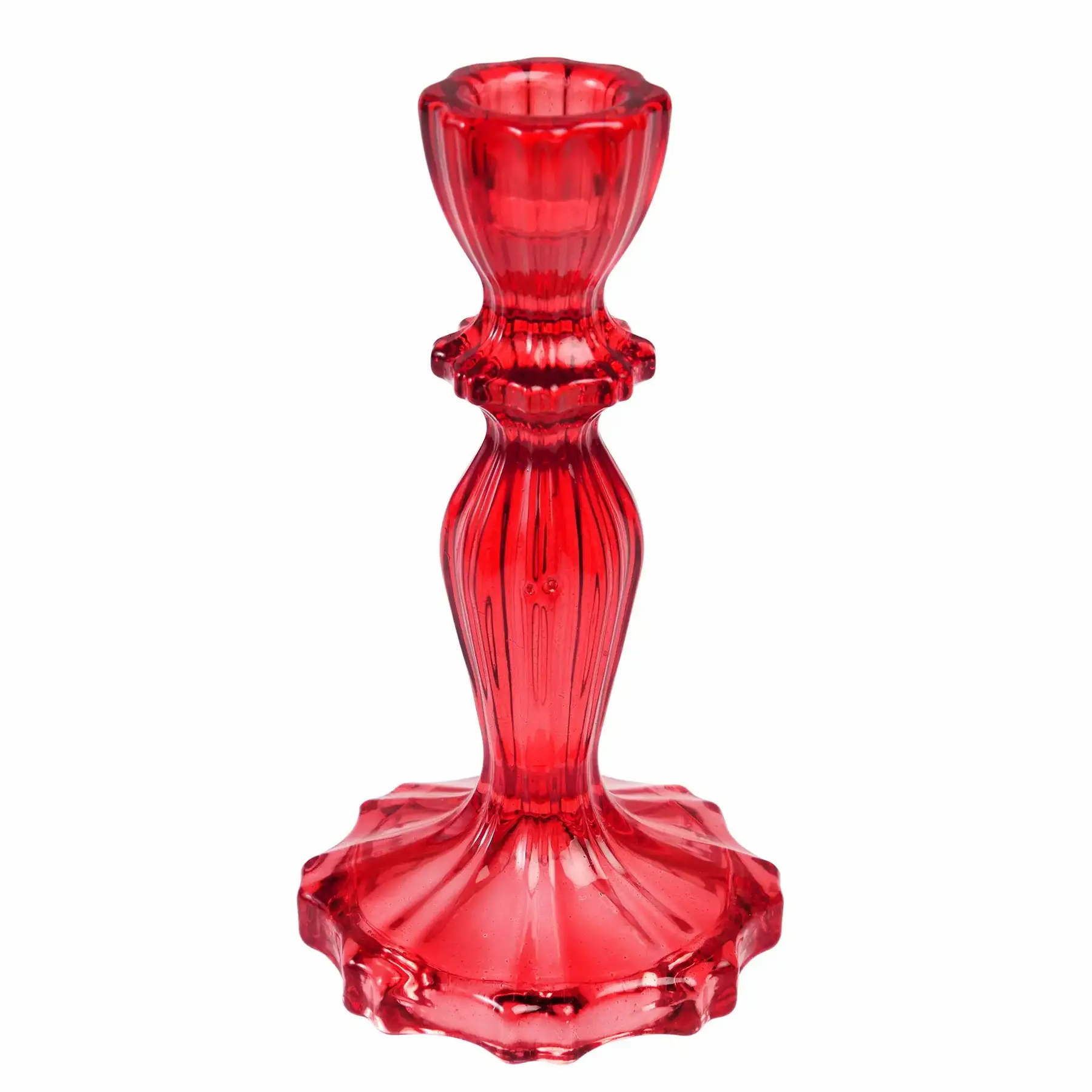 Rex London Candelabro de cristal RED