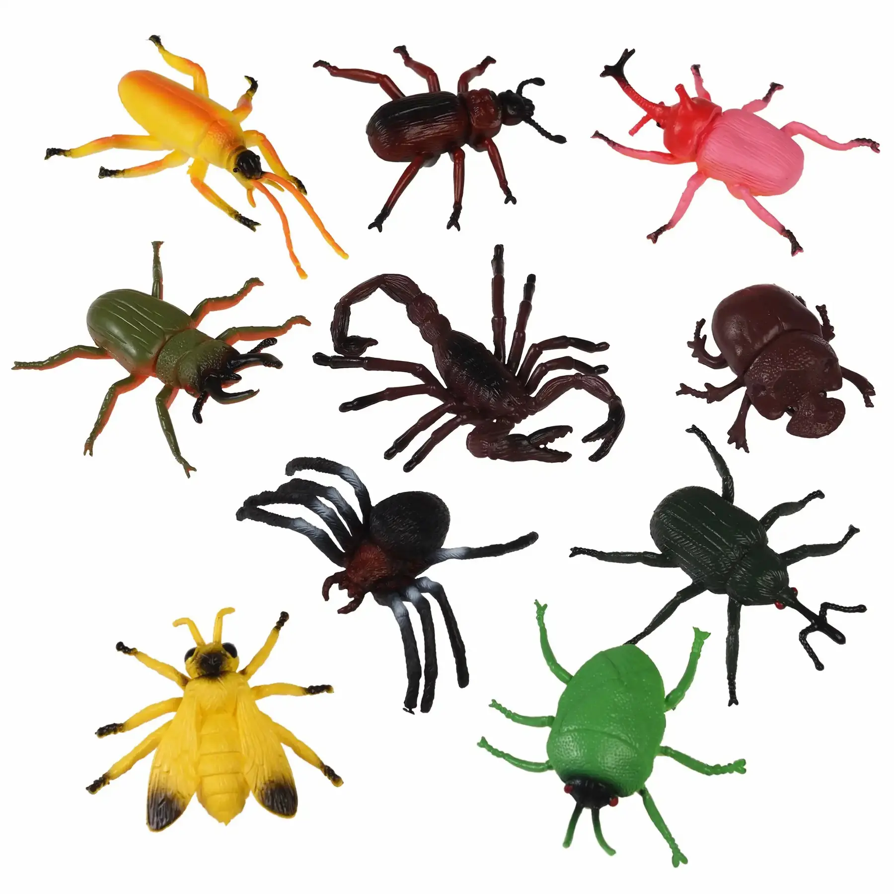 Rex London Figurita de insecto (x10) MULTICOLOR
