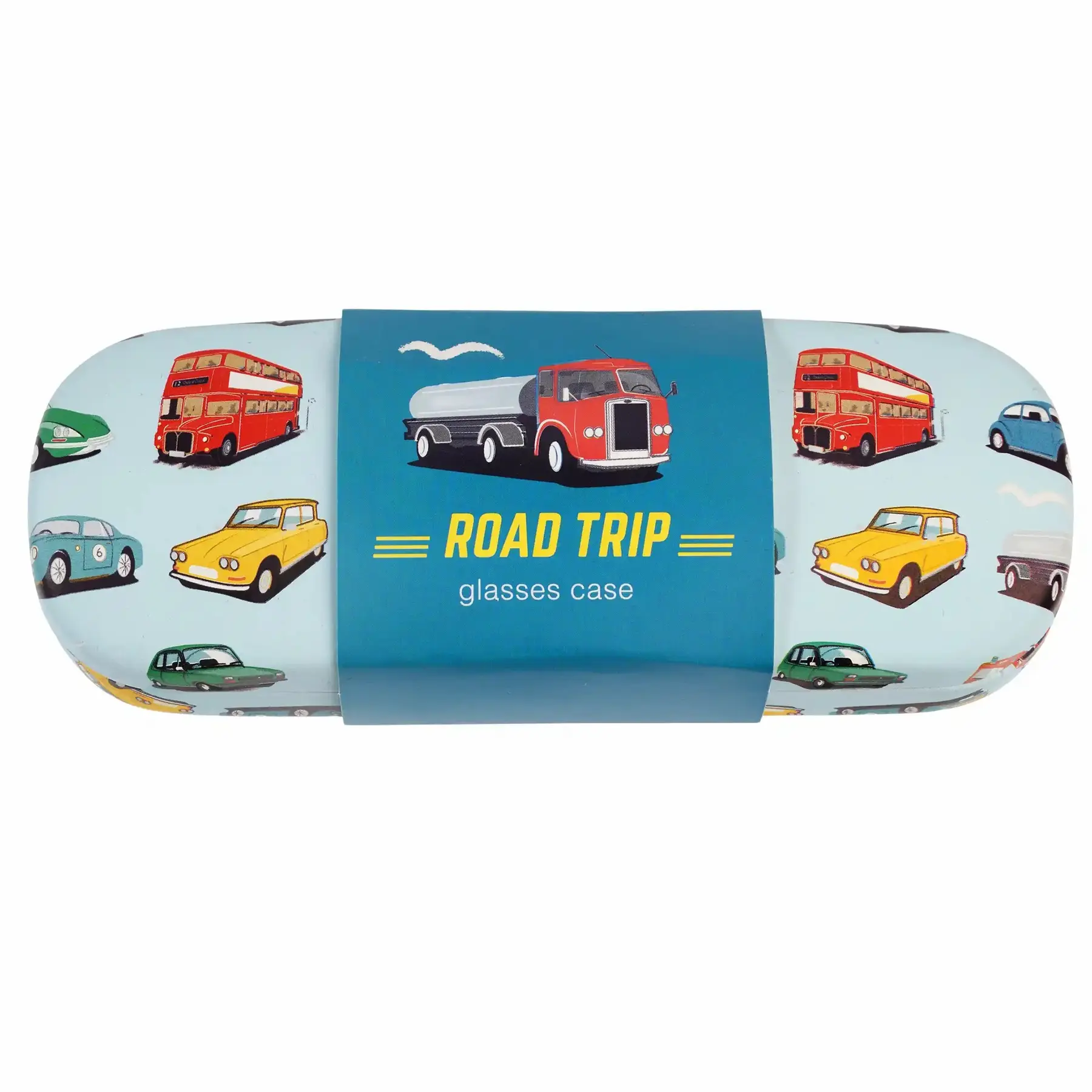 Rex London estuche para gafas y paño de limpieza Road Trip BLUE