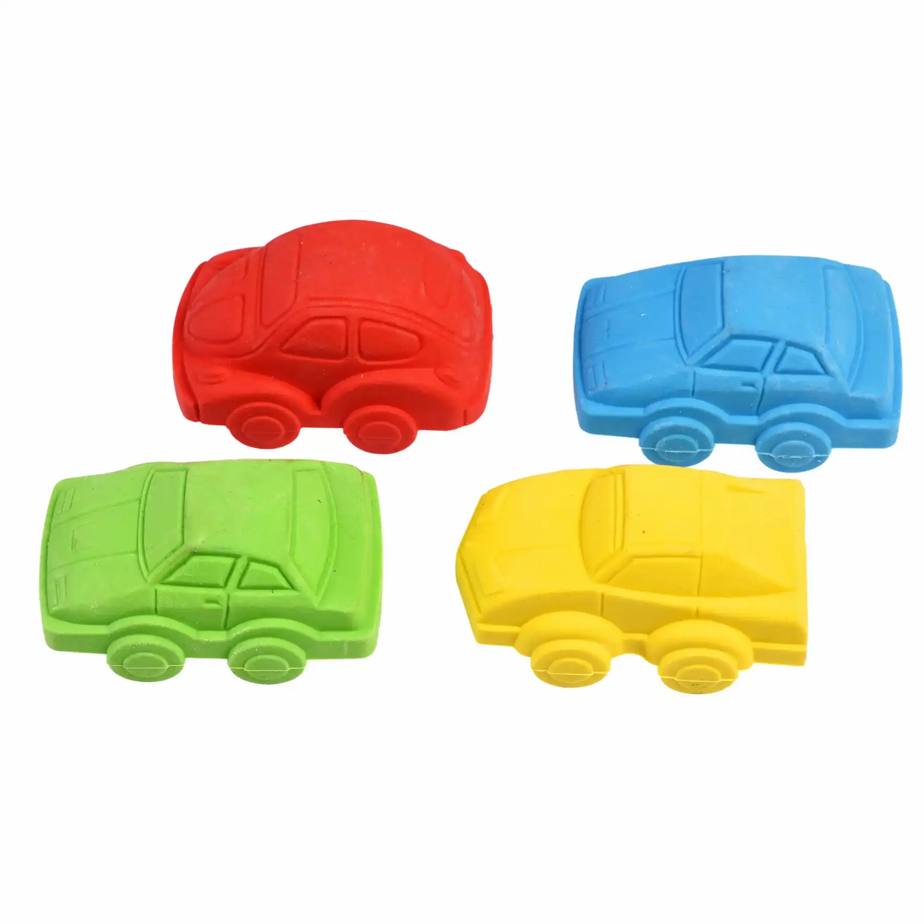 Rex London Goma con forma de coche Road Trip (x4) BLUE
