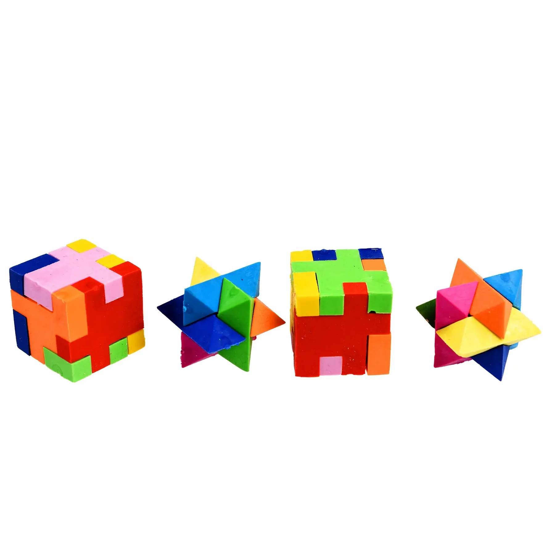 Rex London Puzzle 3d de 4 piezas con goma de borrar Wild Bear MULTICOLOR