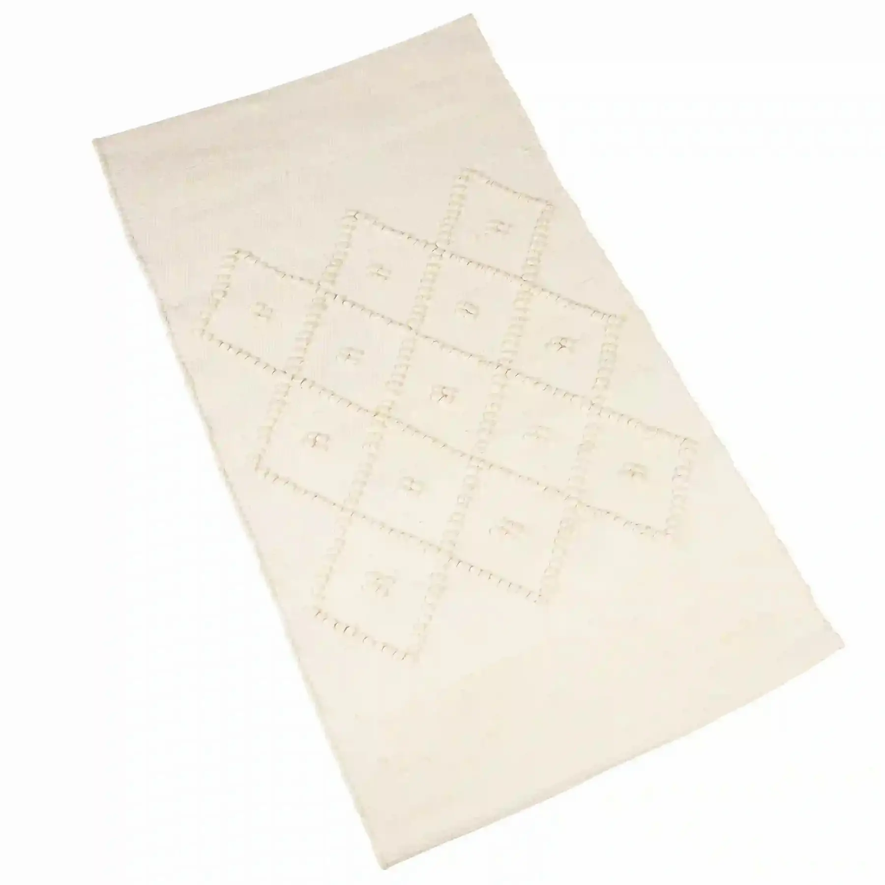 Rex London Alfombra rizada BEIGE