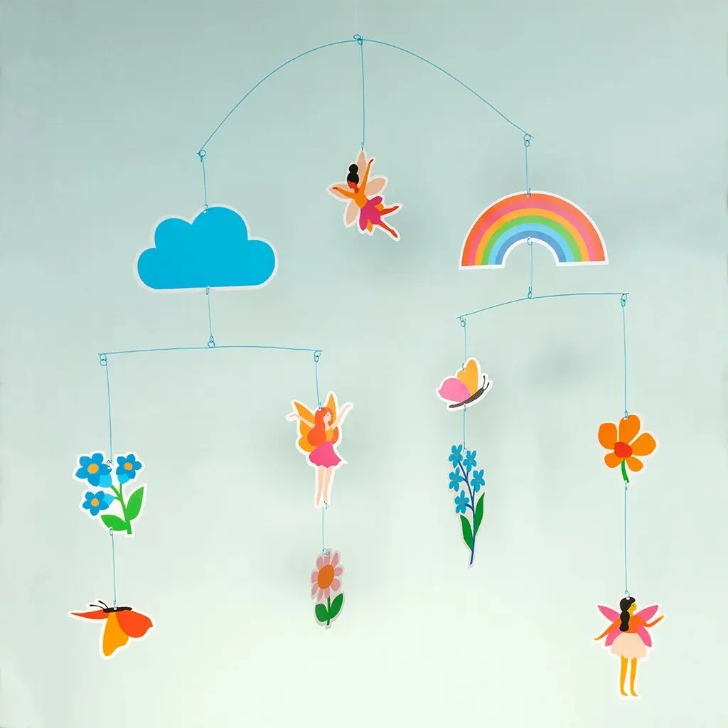 Rex London Decoración móvil colgante Fairies in the Garden MULTICOLOR