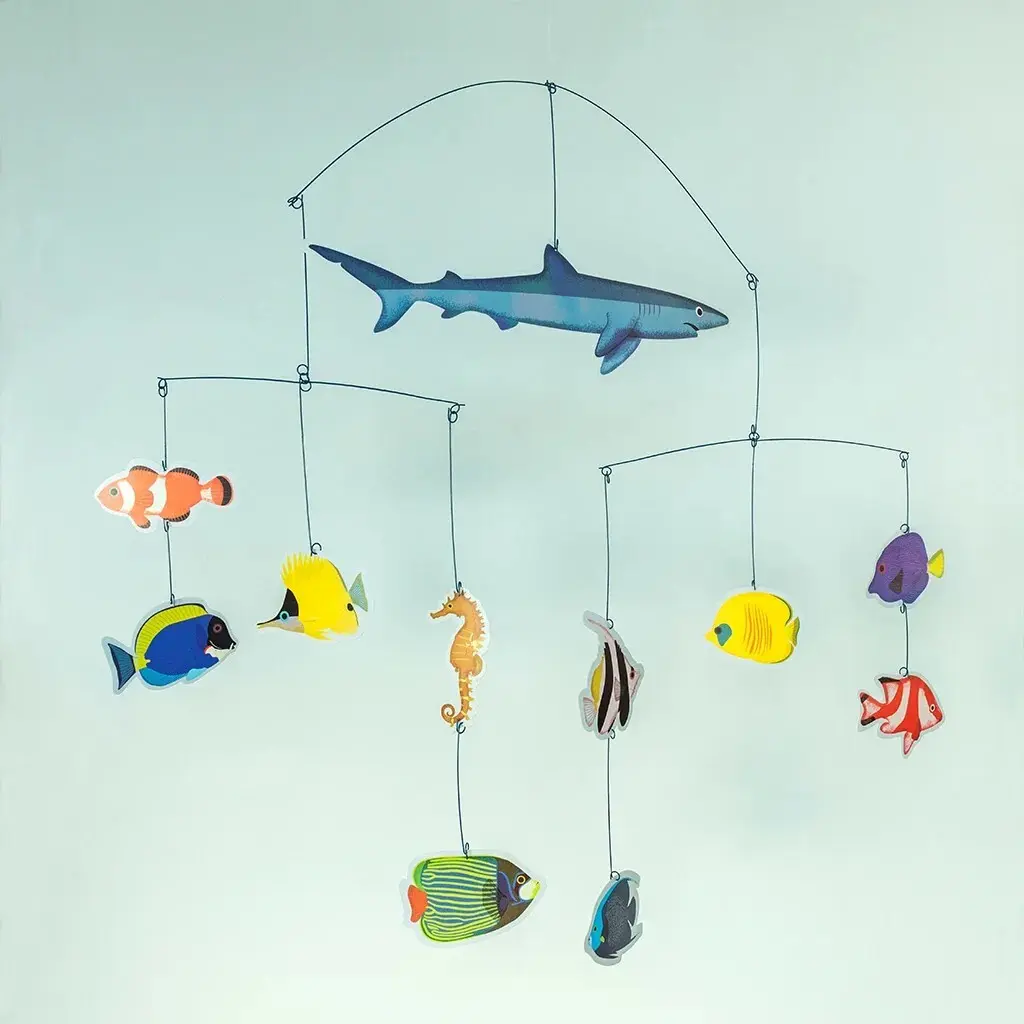 Rex London Decoración móvil colgante Ocean Creatures MULTICOLOR