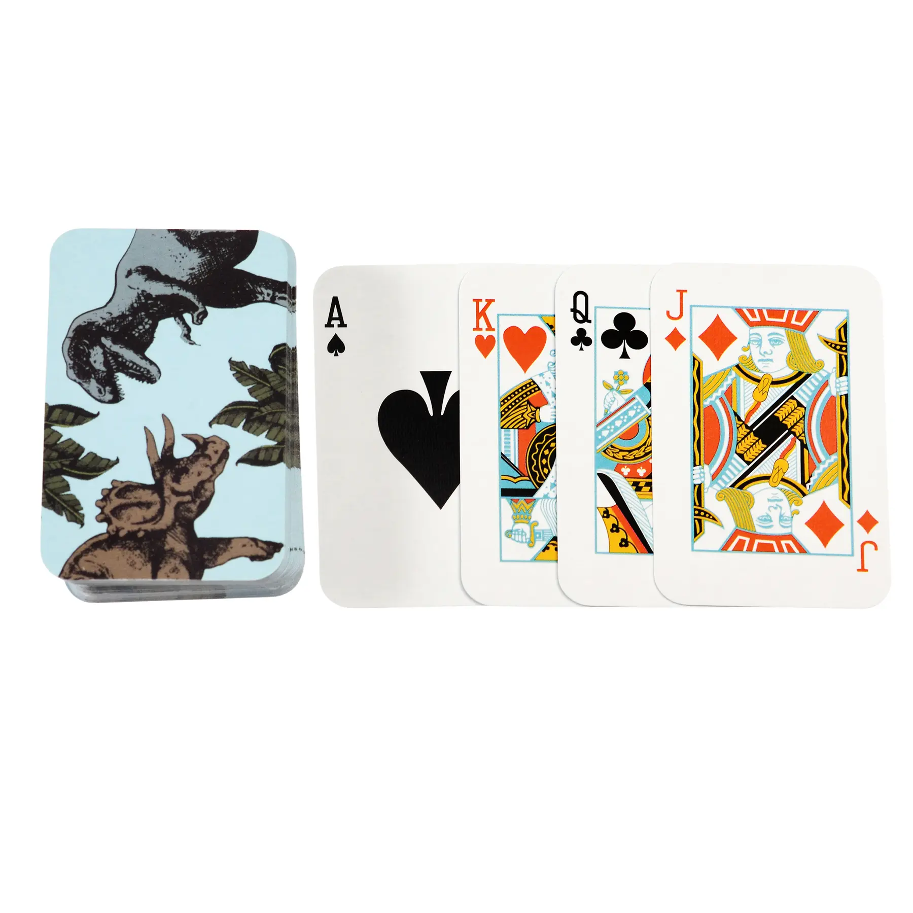 Rex London Juegos de cartas infantiles sobre dinosaurios Prehistoric Land WHITE