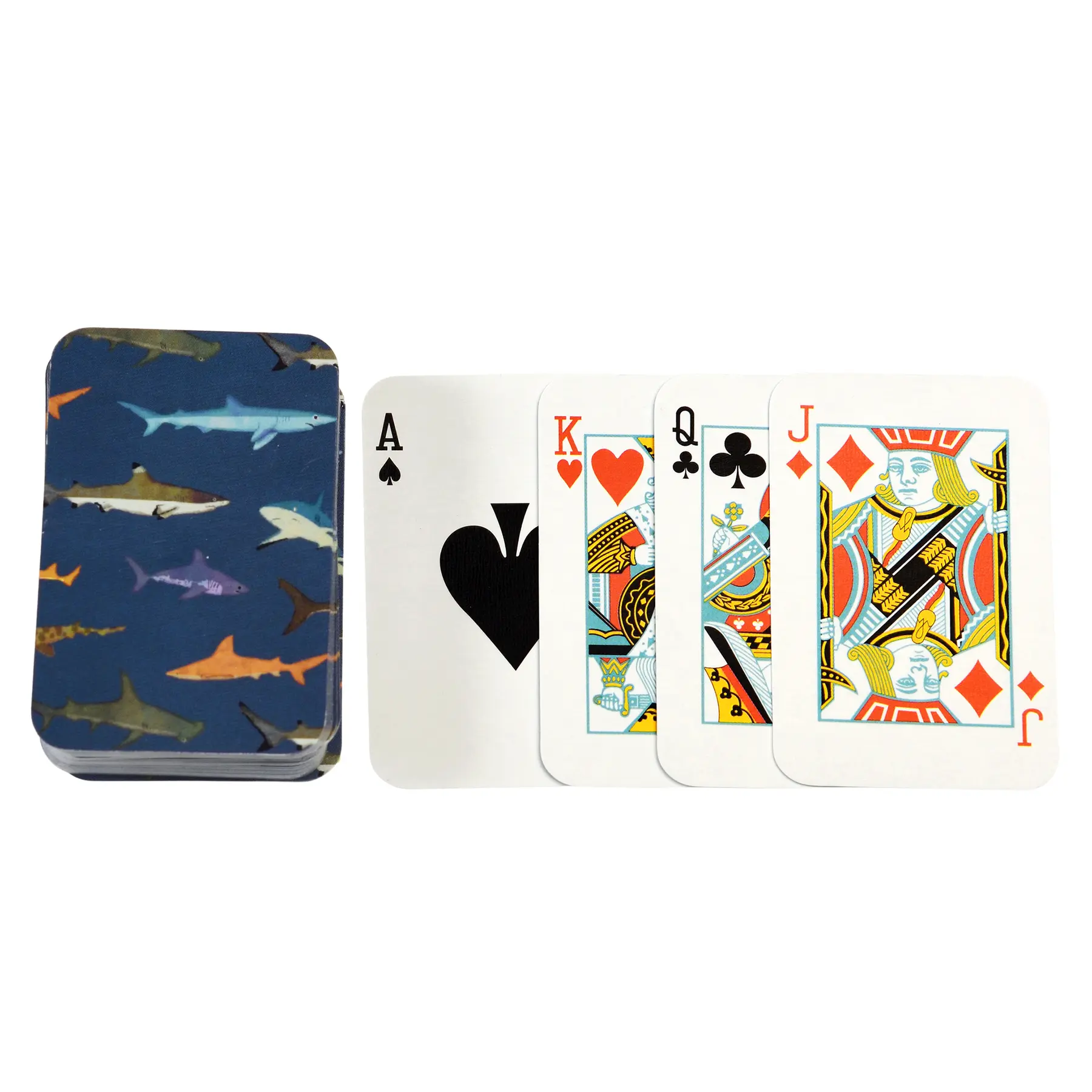 Rex London Juegos de cartas para niños Sharks BLUE