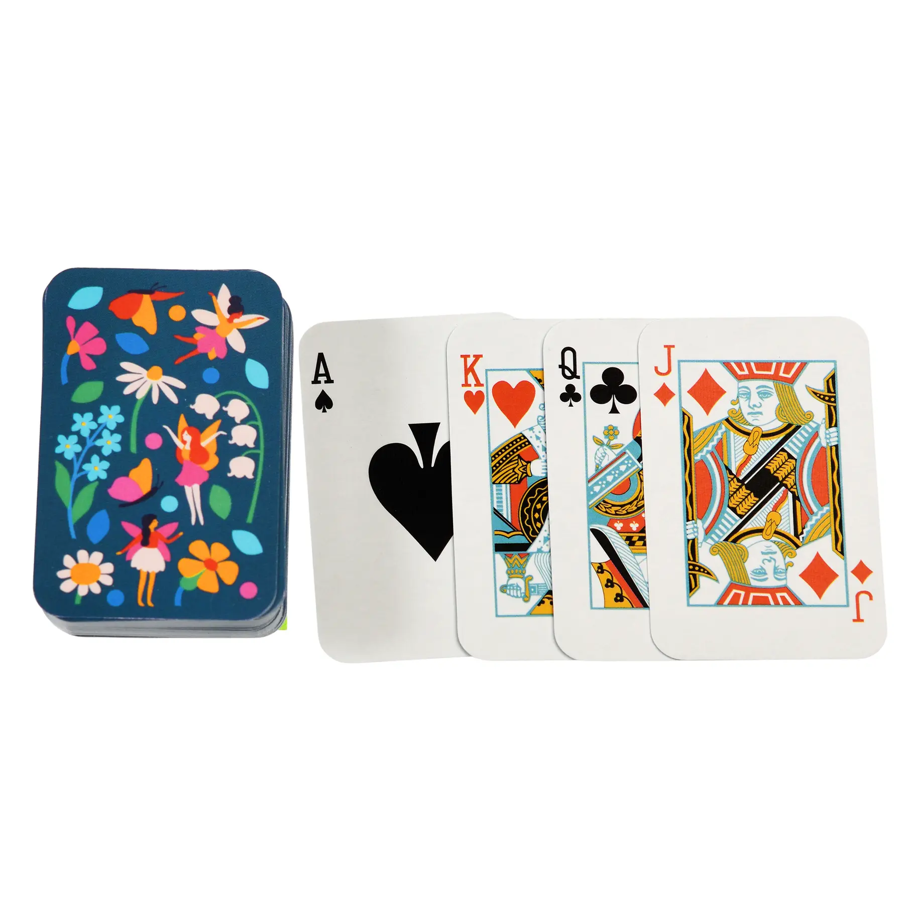 Rex London Juegos de cartas para niños Fairies In The Garden BLUE