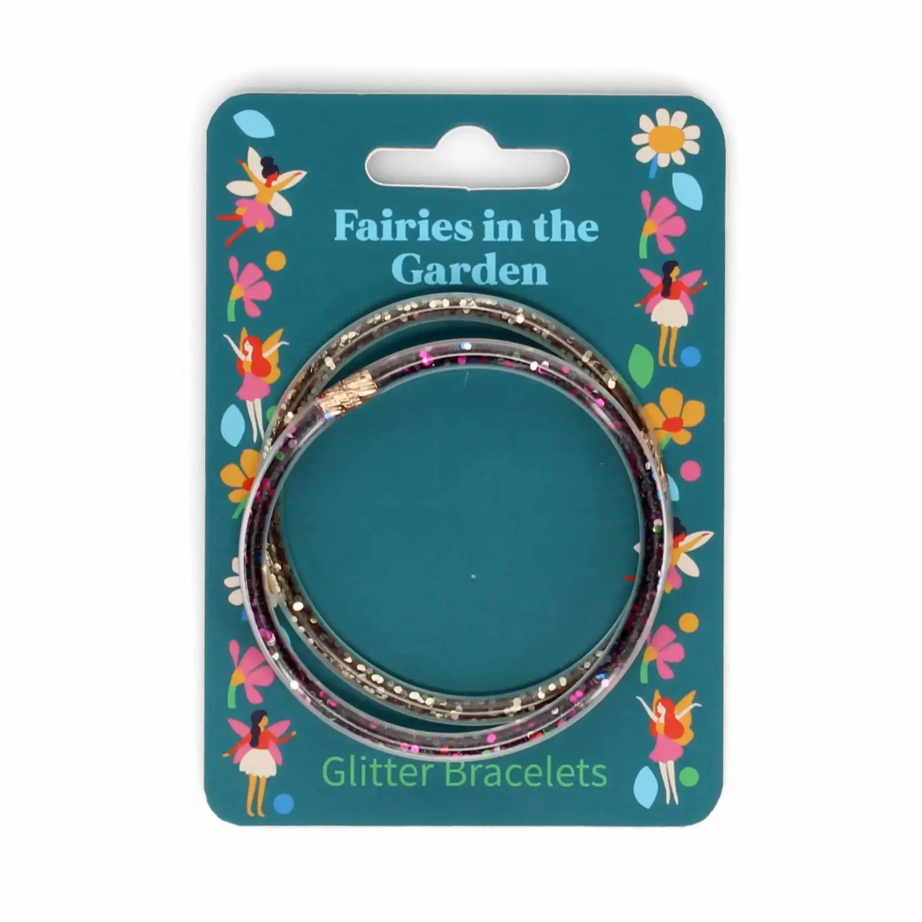 Rex London Pulsera infantil de purpurina Fairies In The Garden (x2) PURPLE