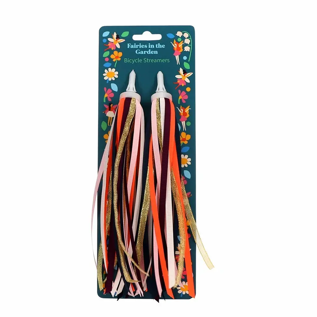 Rex London Banderines para manillar de bicicleta Fairies In The Garden MULTICOLOR