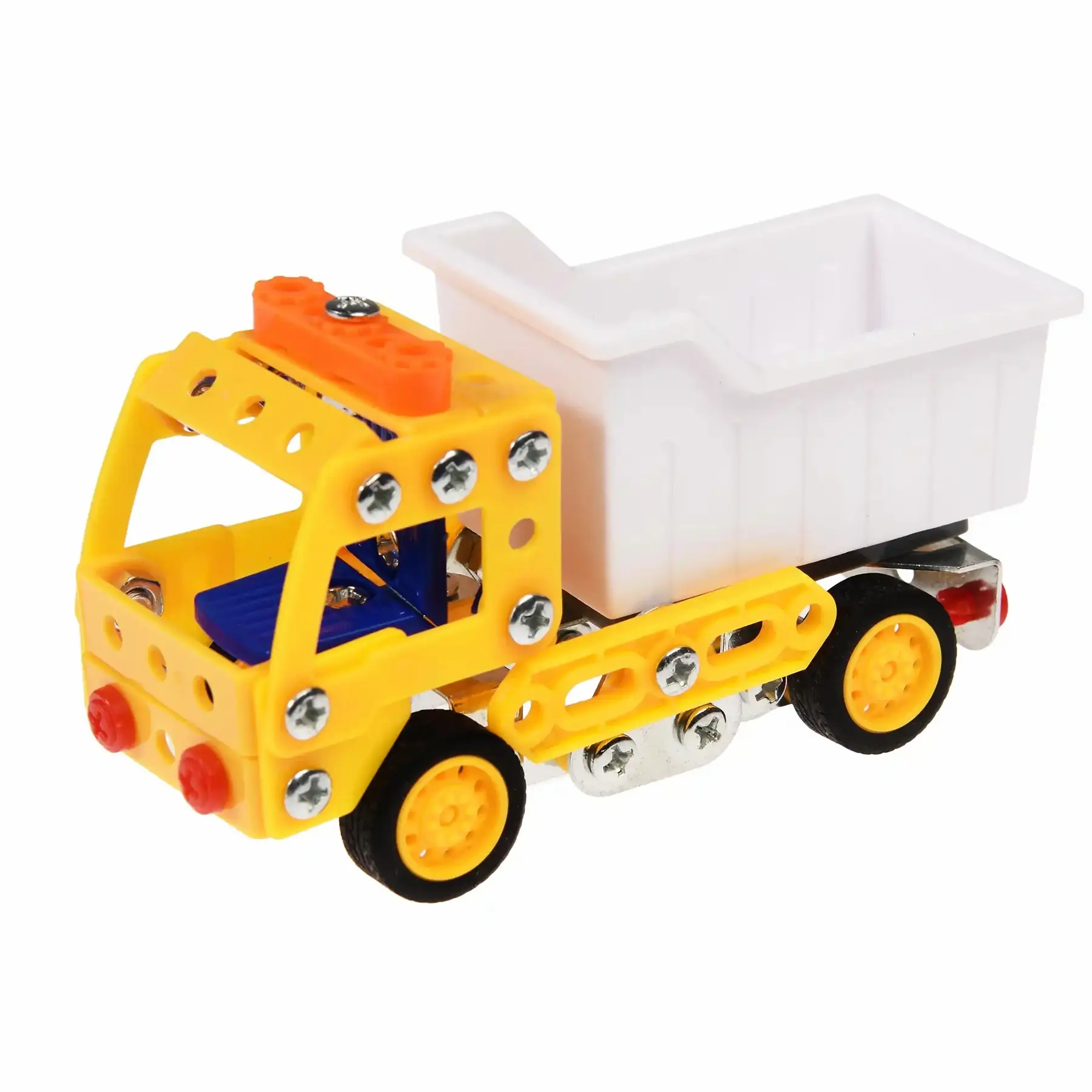 Rex London Juego de construcción de camiones volquete para niños YELLOW