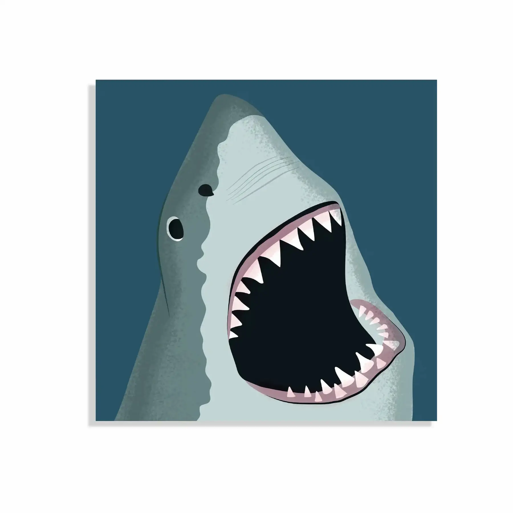 Rex London Tarjeta de cumpleaños de los tiburones BLUE