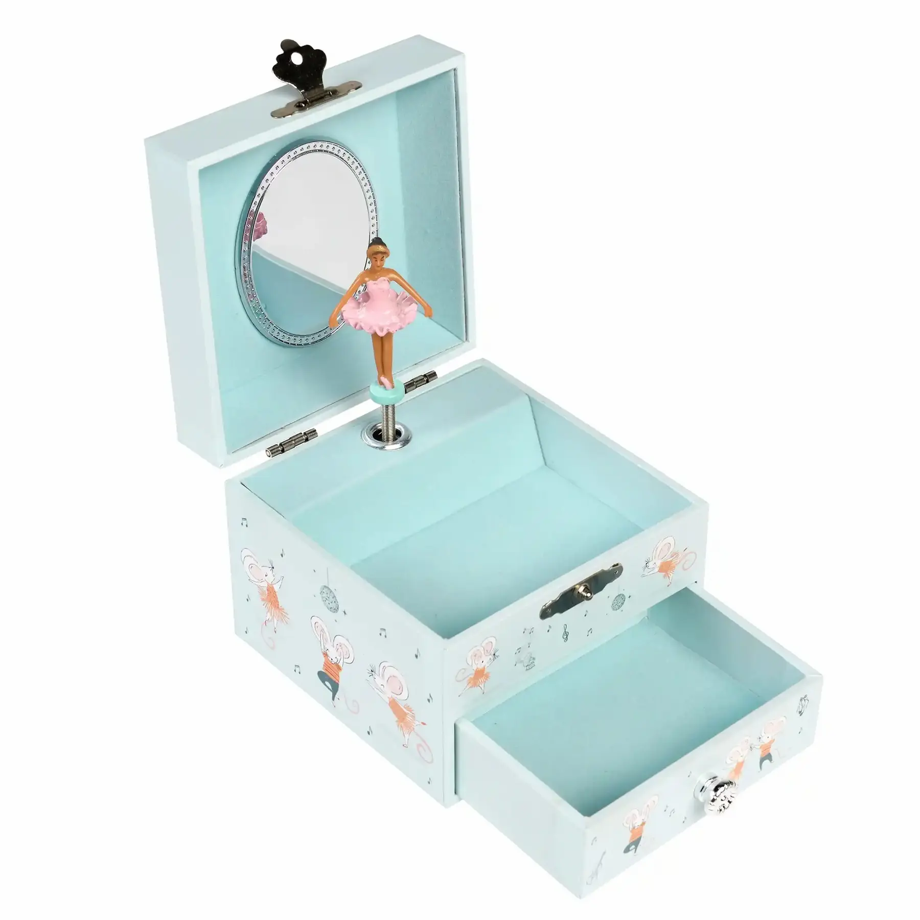 Rex London Joyero musical Mimi et Milo BLUE