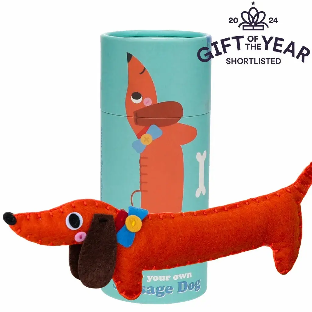 Rex London Bloques de construcción de fieltro – gato para niños RED