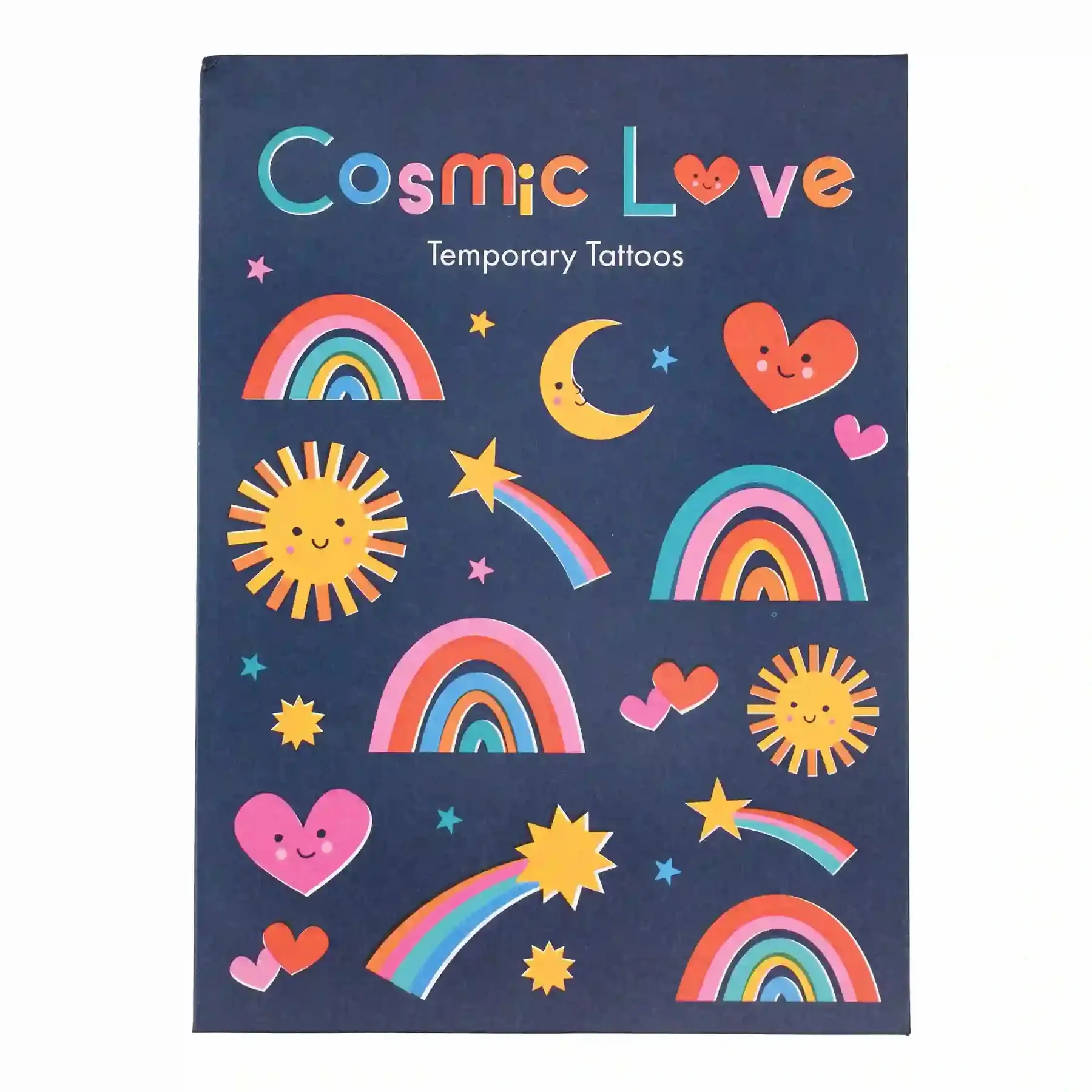 Rex London Tatuaje infantil temporaires Cosmic Love (x2) MULTICOLOR