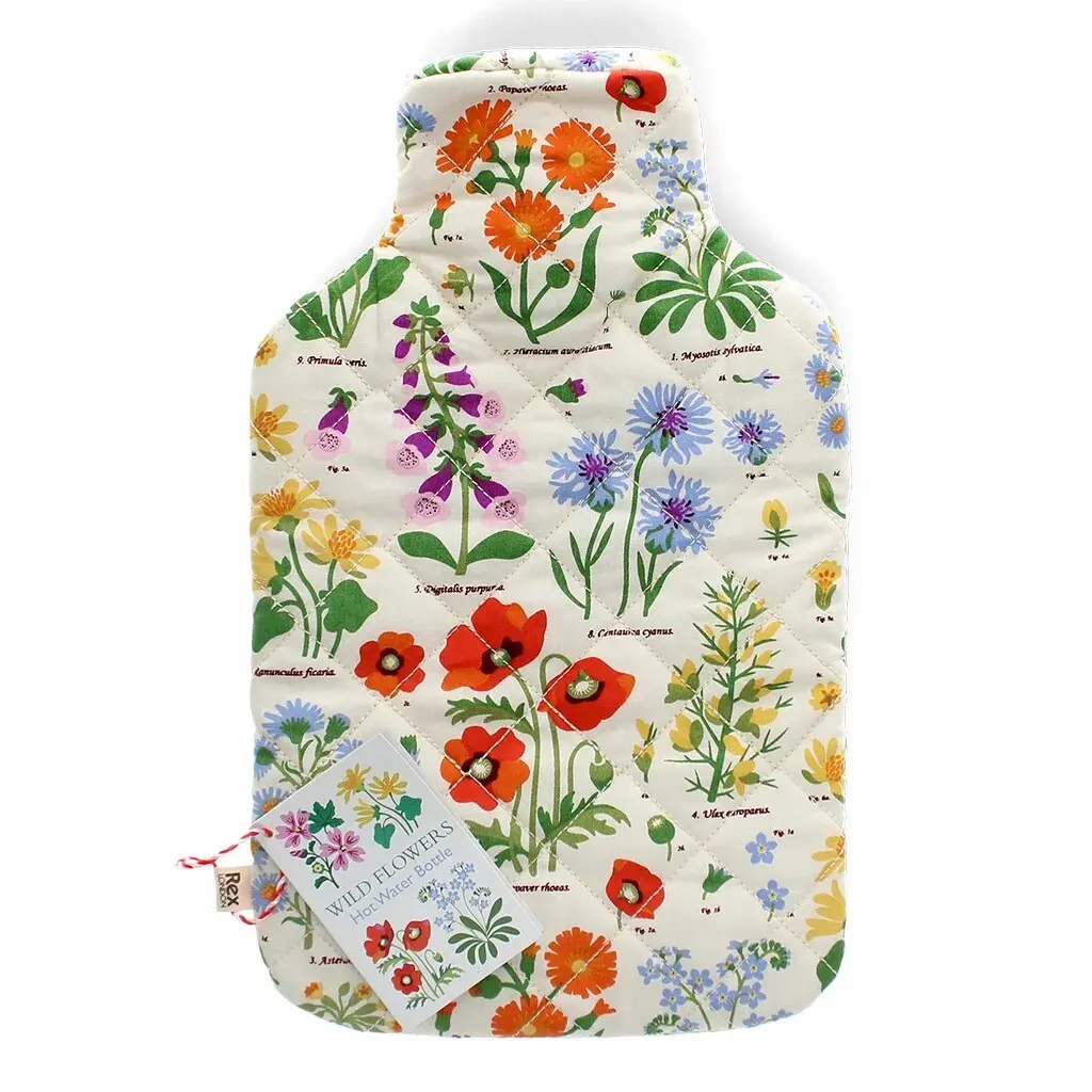 Rex London Bolsa de agua caliente Wild Flowers BEIGE
