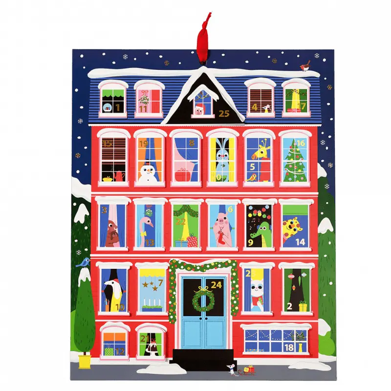 Rex London Calendario de Adviento – Casa de Navidad BLUE