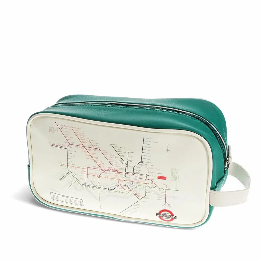 Rex London Neceser TfL Tube Map WHITE