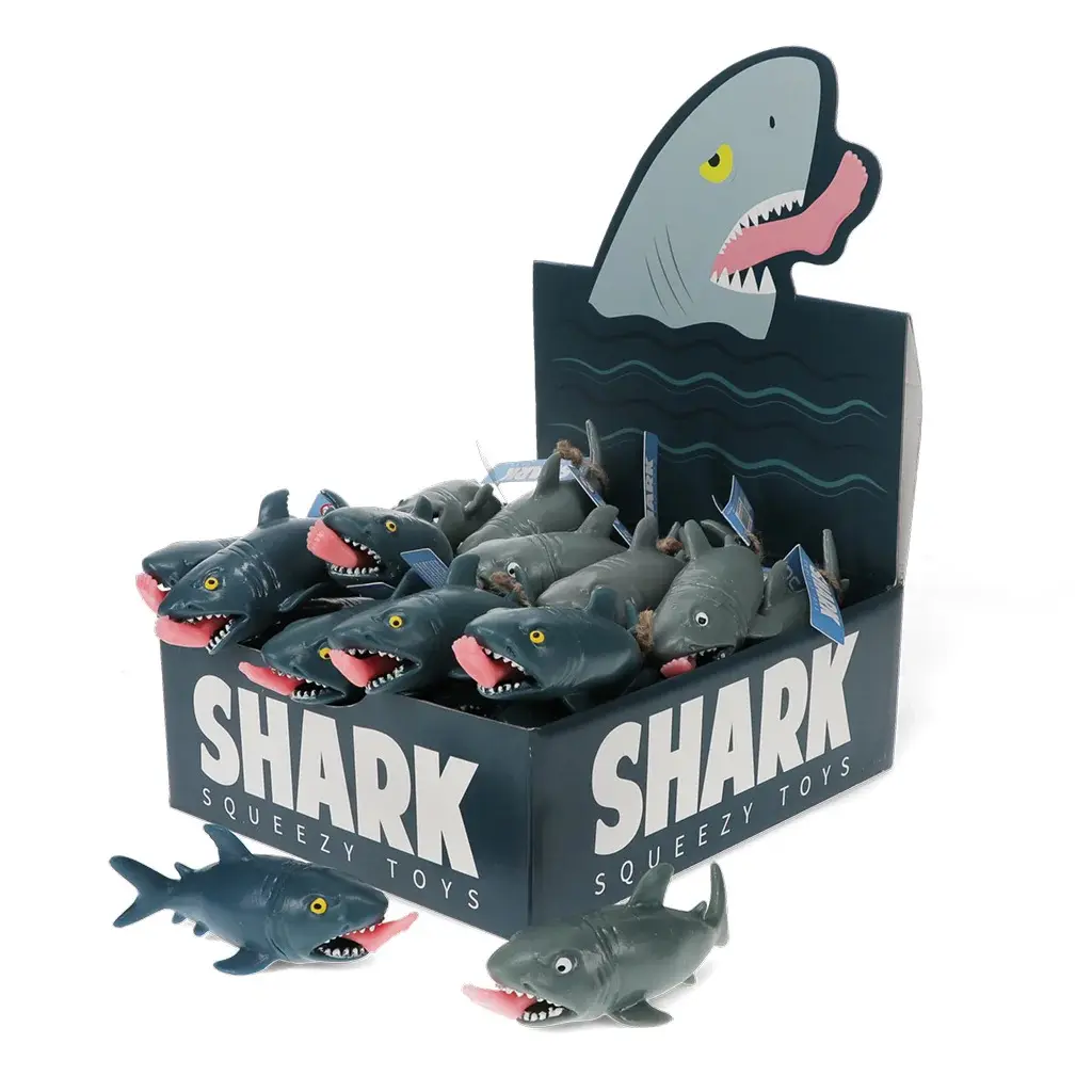 Rex London Juguete de presión tiburón para niños BLUE