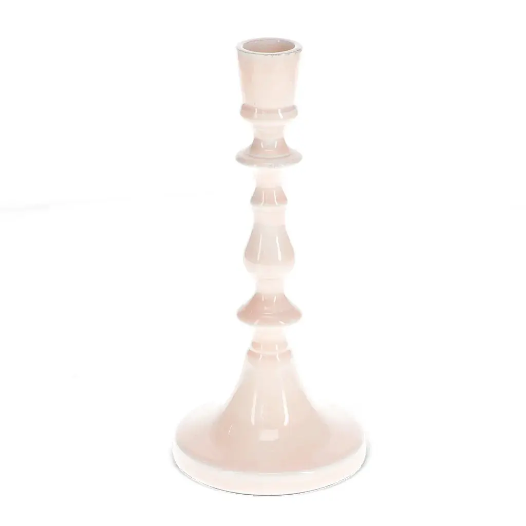 Rex London Candelabro de esmalte PINK