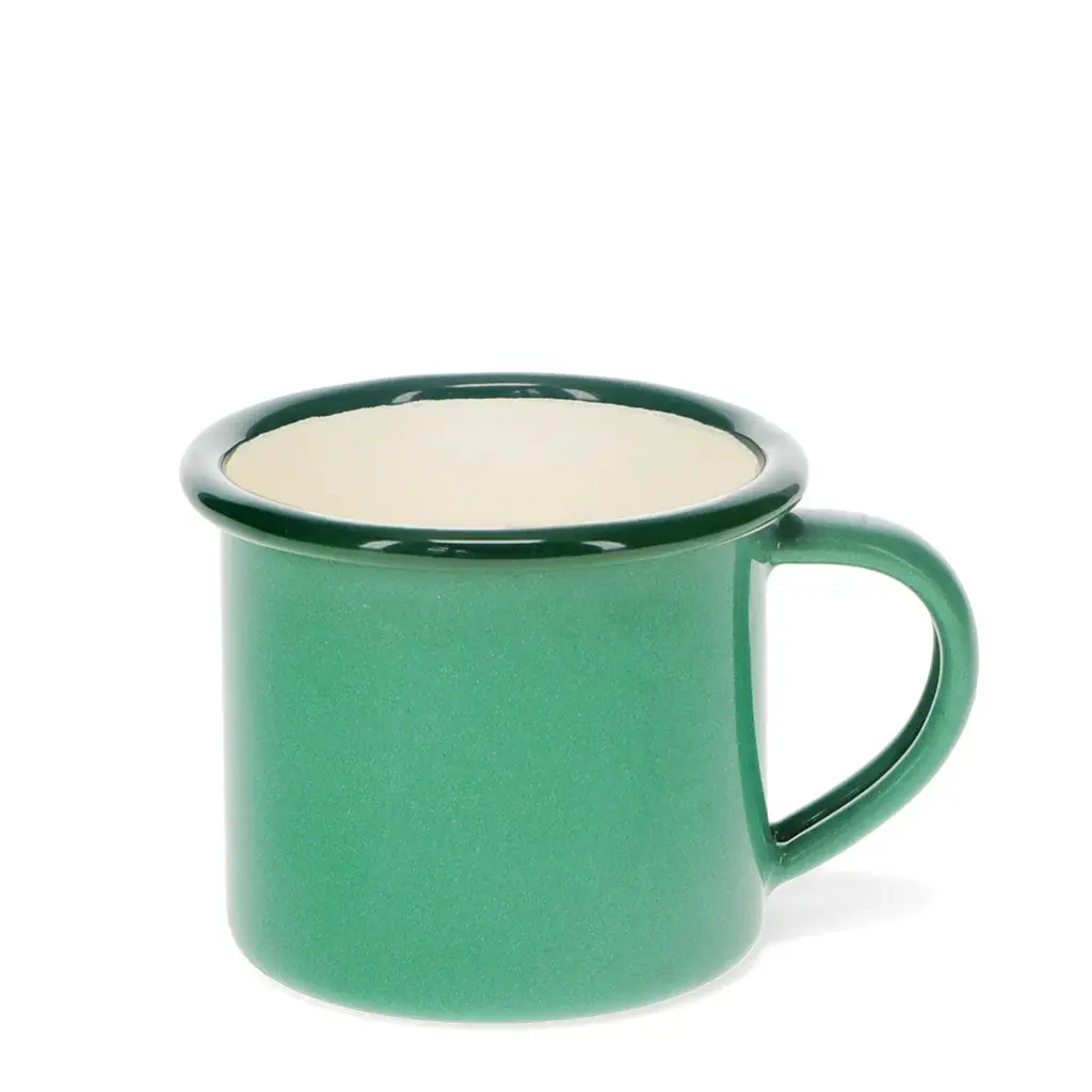 Rex London Taza de espresso de esmalte GREEN
