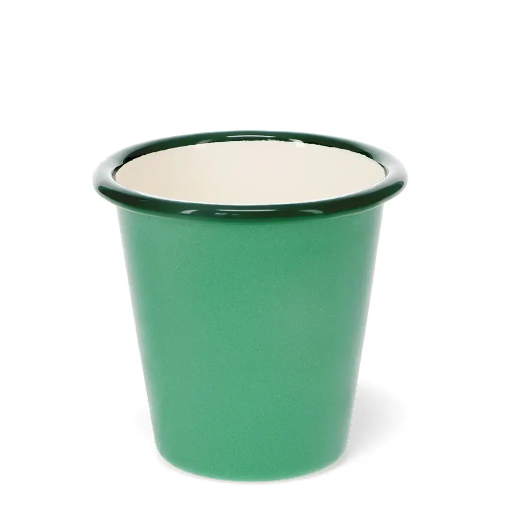 Rex London Vaso de esmalte GREEN