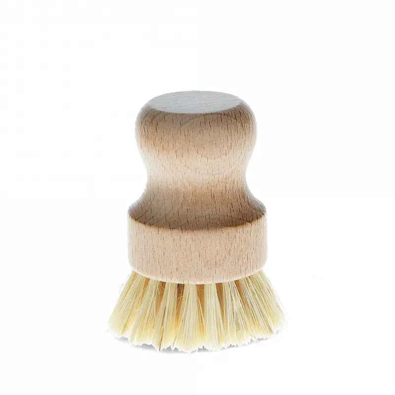 Rex London Cepillo para fregar cacerolas de madera con pala BEIGE