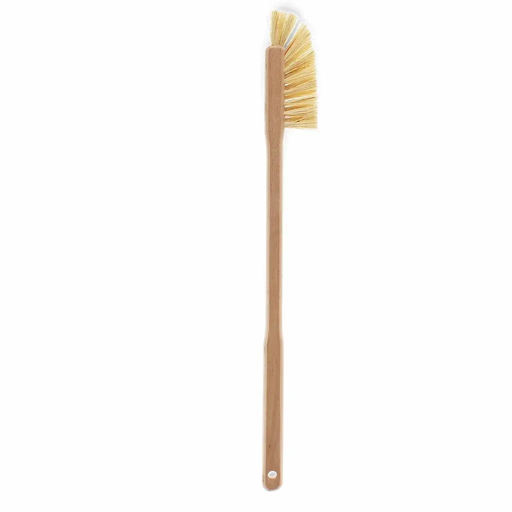 Rex London Cepillo de madera de mango largo BROWN
